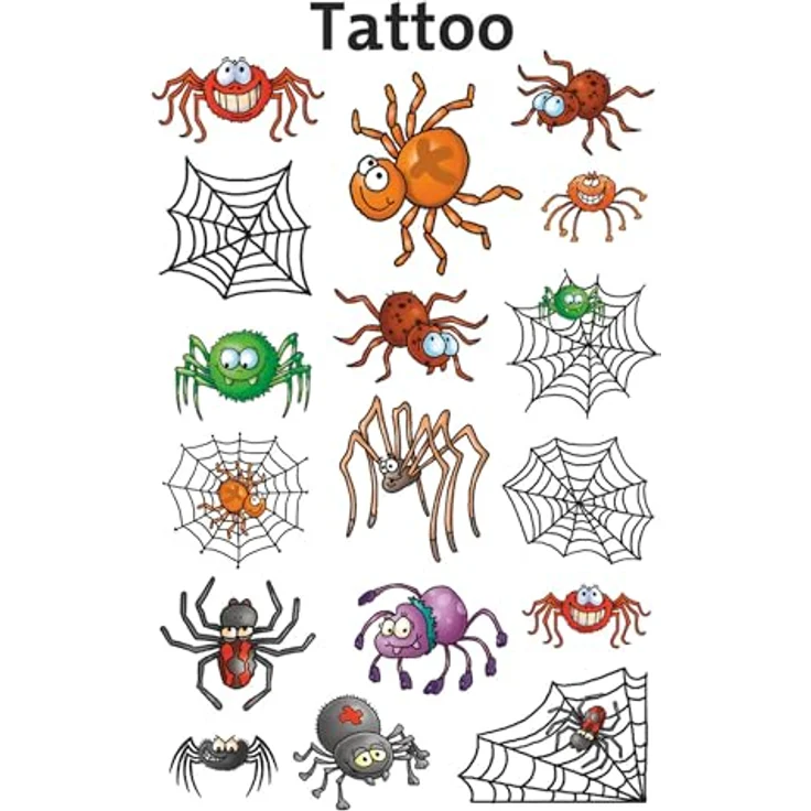 Tattoos Sticker Spinnen – Bild 3