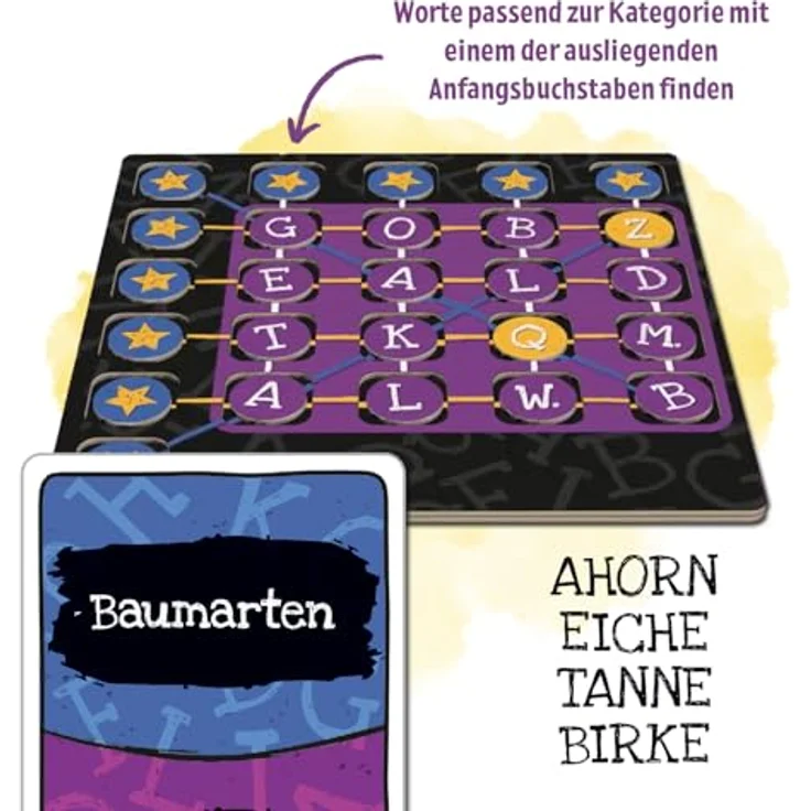 Sonstige Verlage Criss Cross Categories, Familien-Wortspiel mit 200 Karten und Timer – Bild 3