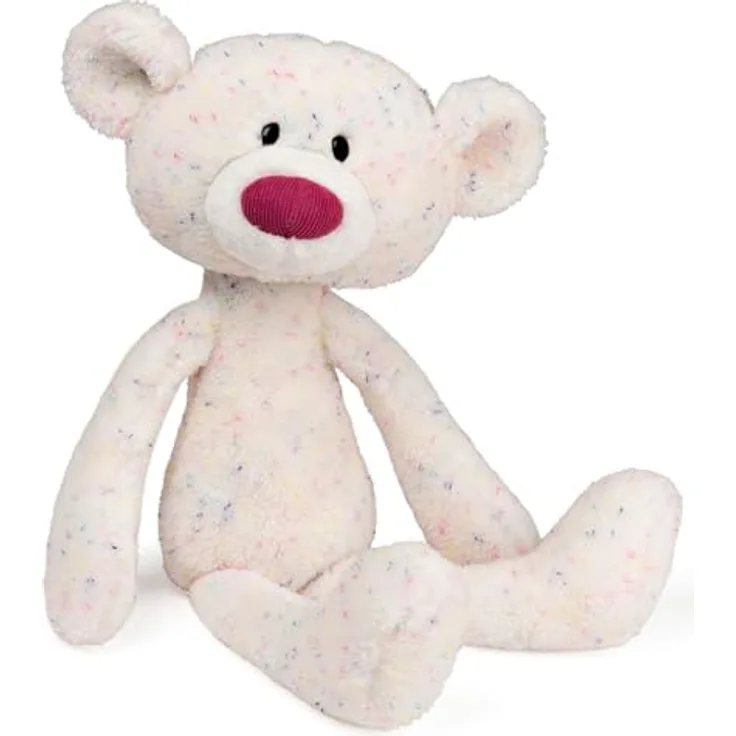 GUND Zahnstocher-Konfetti Teddybär Stofftier ab 1 Jahren Regenbogen 38,1 cm - Kuscheltier mit buntem Punktemuster und Tag-Along-Körper