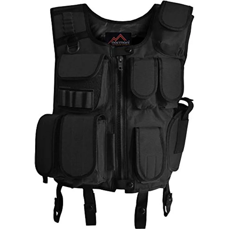 normani SWAT/POLICE/SECURITY Kostüm UNISEX (XS-6XL) mit Weste, Holster, bestickter Cap, Handschellen und Halter, Farbe SECURITY, Größe 3XL/4XL – Bild 2