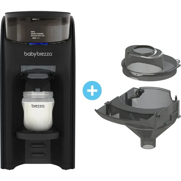 Baby Brezza Babynahrungszubereiter Formula Pro Advanced Vorteils Set, inkl. Milchpulvertrichter, schnelle Zubereitung, verschiedene Farben