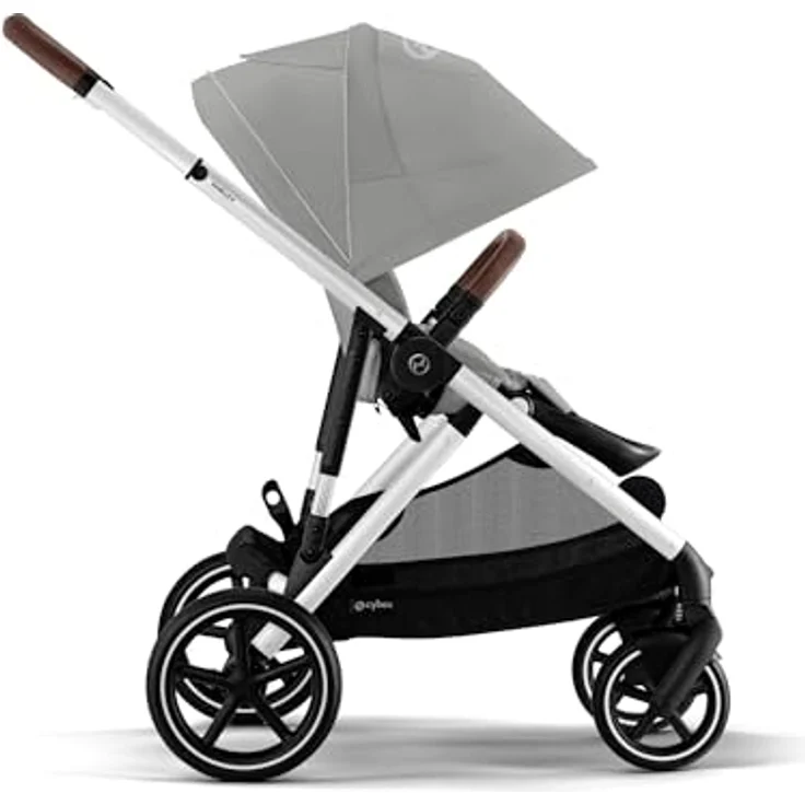 CYBEX Gold Kinderwagen GAZELLE S, All-in-1-System mit 20+ Konfigurationen, Stone Grey – Bild 3