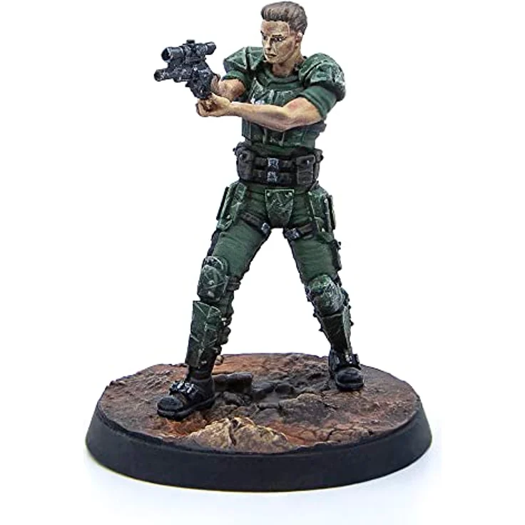 Modiphius Fallout: Wasteland Warfare - Survivors - Reilly's Rangers, 5 Resin Miniaturen mit 32mm und 30mm Scenic Bases, unbemalt – Bild 8
