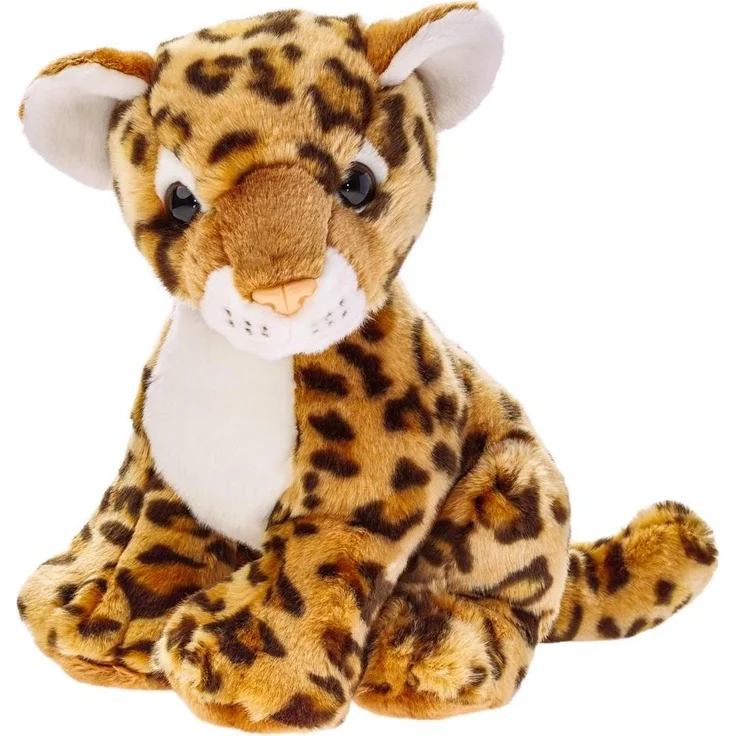 Beppe Leopard 35 cm, Plüschtier mit realistischer Fellstruktur
