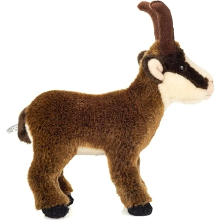 Teddy Hermann 90811 Gämse, braunes Kuscheltier mit recyceltem Füllmaterial, 23 cm, ideal für Kinder ab 18 Monaten – Bild 2