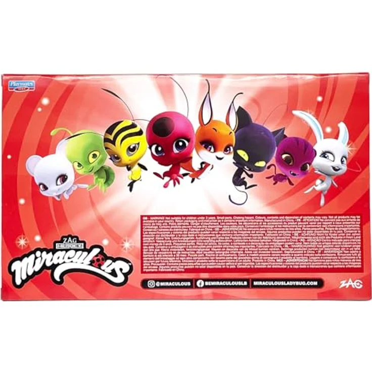 BANDAI Miraculous Kwami Set, Mini-Figuren Sammlung mit 8 detaillierten Kwamis, Spielzeug ab 4 Jahren, P50532 – Bild 2