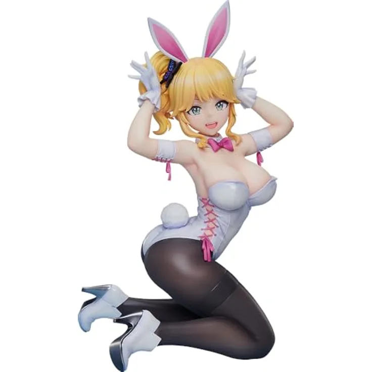 FREEing Dolphin Wave: Kiri Izumi (White Bunny Ver.) 1:6 PVC Figur, ca. 20 cm hoch mit Schmetterlings-Haar-Accessoire und geschnürtem Hasenanzug