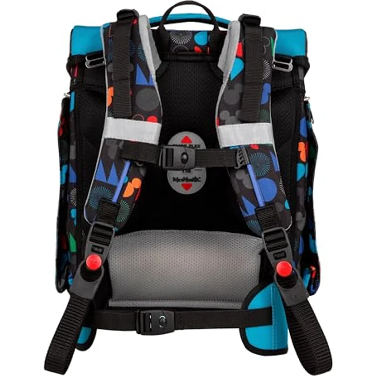 McNeill Schulranzen Perfecto (5-tlg), Polyester, atmungsaktive Rückenpolsterung, höhenverstellbare Gurte, 22 l Volumen – Bild 6