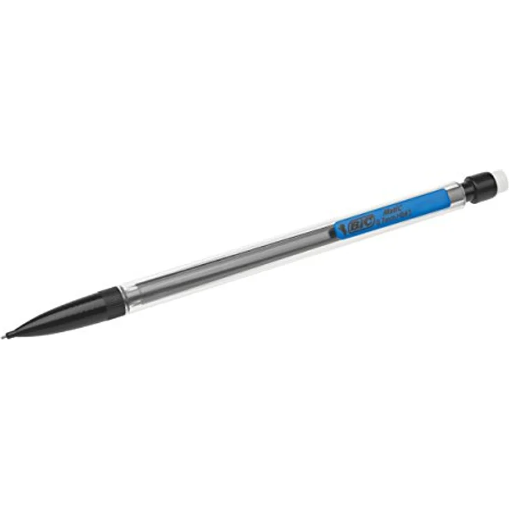 BIC Matic Druckbleistift, 0,7 mm mit 3 Ersatzminen und Radiertip, Taschenclip – Bild 7
