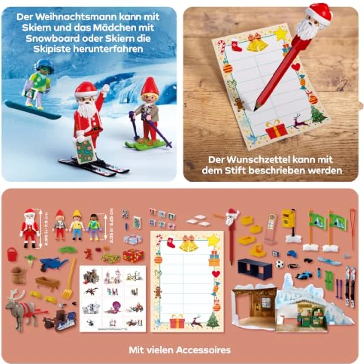 Playmobil Adventskalender 72226, Nordpol mit spielerischem Weihnachts-Countdown für Kinder – Bild 4