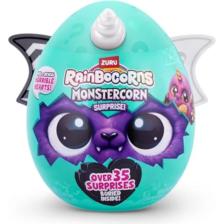 Zuru Rainbocorns Monstercorn Surprise! Überraschungsei Howlie der Werwolf, Kuscheltier 29.50 cm – Bild 1