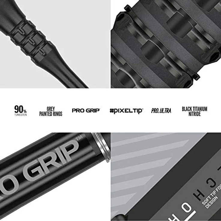 Target Darts Echo 14 90% Wolfram Softdarts-Set (18gr - Dartpfeile) – Bild 5