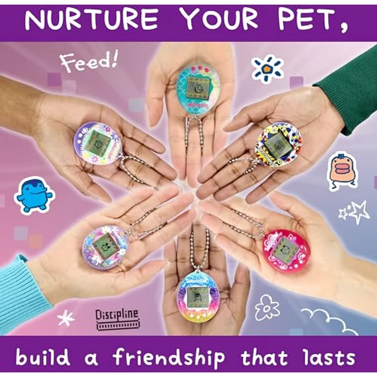 Bandai Tamagotchi Original Honey, Lernspielzeug mit CR2032 Batterie, mehrfarbig – Bild 2