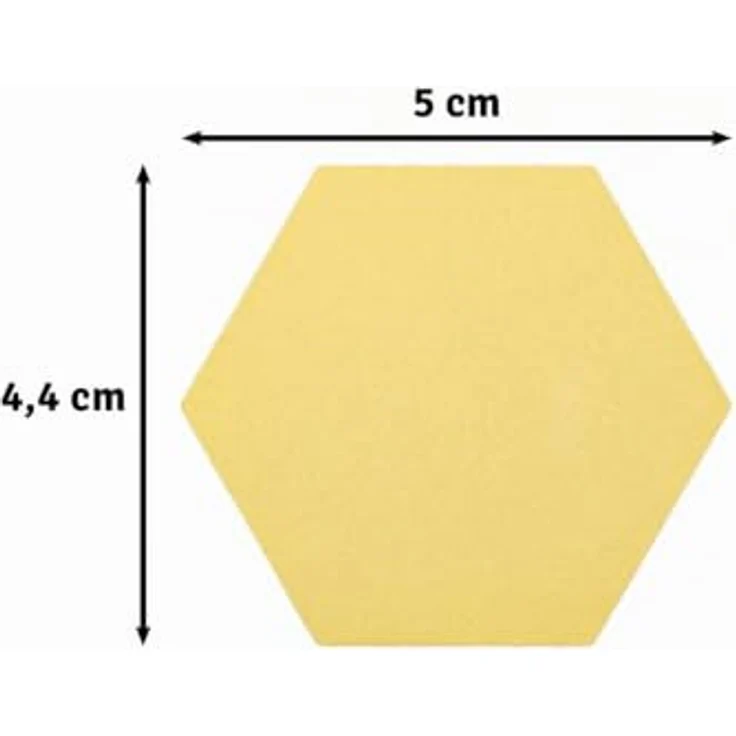 Vaessen Creative Motivstanzer Sechseck, 4.4 x 5.1 cm, für Bastelpapier und Scrapbook, White/Pink – Bild 3