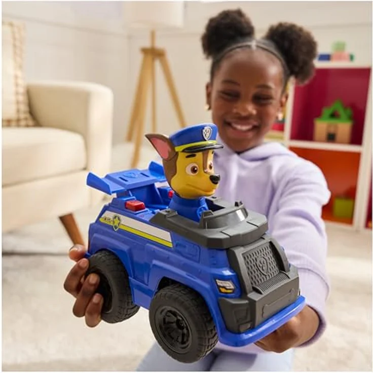 Amigo Paw Patrol RC Chase, ferngesteuertes Polizeiauto mit LED-Lichtern für Kinder ab 3 Jahren – Bild 11