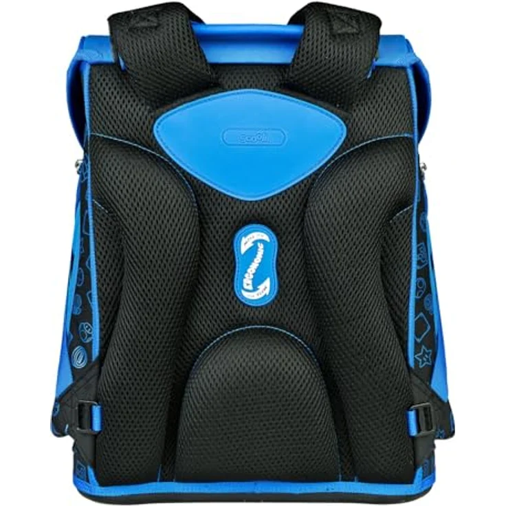 Scooli EasyFit Schulranzen-Set 5-teilig, ergonomisches Tragesystem, reflektierende Flächen, Super Mario II, 28 x 36,5 x 23 cm – Bild 5