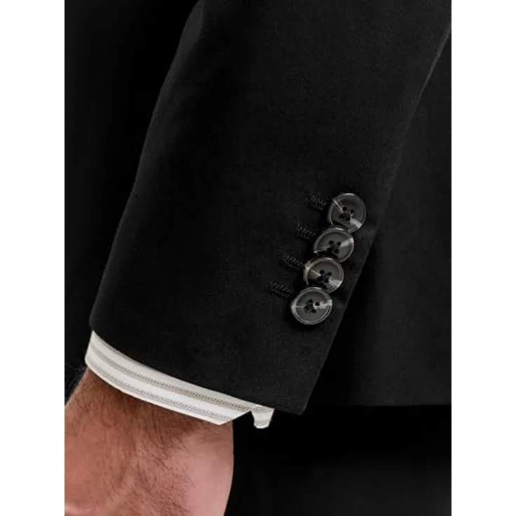 Jack & Jones Anzug JPRFRANCO SUIT NOOS, Slim Fit, modisch, Black – Bild 8