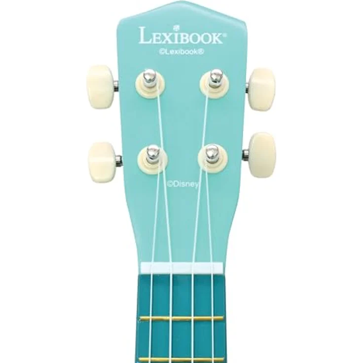 Lexibook Disney Stitch Holz-Ukulele mit echten Nylonsaiten, inkl. Anleitung, Blau – Bild 3