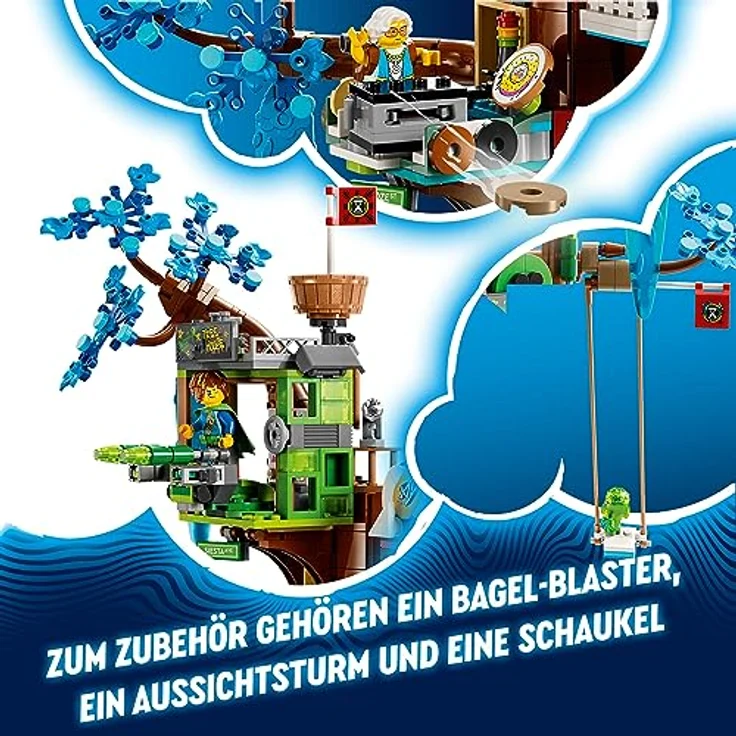LEGO 71461 DREAMZzz Fantastisches Baumhaus Set, baue 2 Verschiedene Versionen, mit Mrs. Castillo, Izzie, Mateo und dem Nachtjäger als Minifiguren, fantasievolles Spielzeug basierend auf der TV-Show – Bild 4