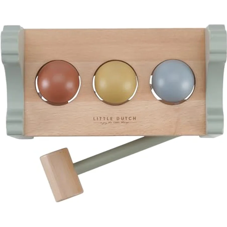 Little Dutch 7146 FSC Holz Hammerbank Huhn - Little Farm grün – Bild 2