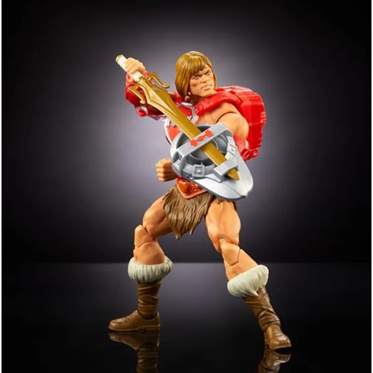 Mattel Masters of the Universe: New Eternia Masterverse Actionfigur Thunder Punch He-Man, 18 cm, mit 30 Bewegungspunkten und Zubehör – Bild 3