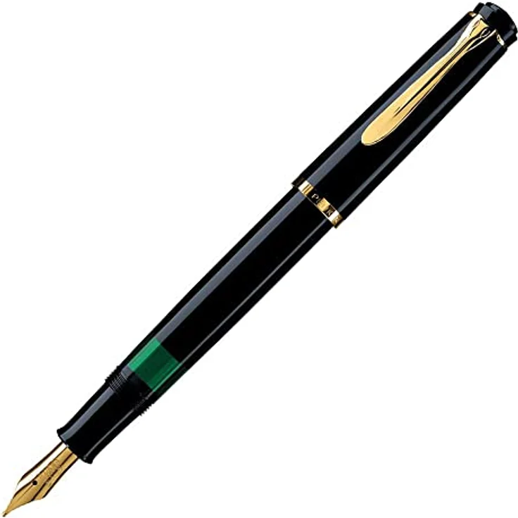 Pelikan Füllfederhalter Tradition M200, Edelstahlfeder, schwarz – Bild 5