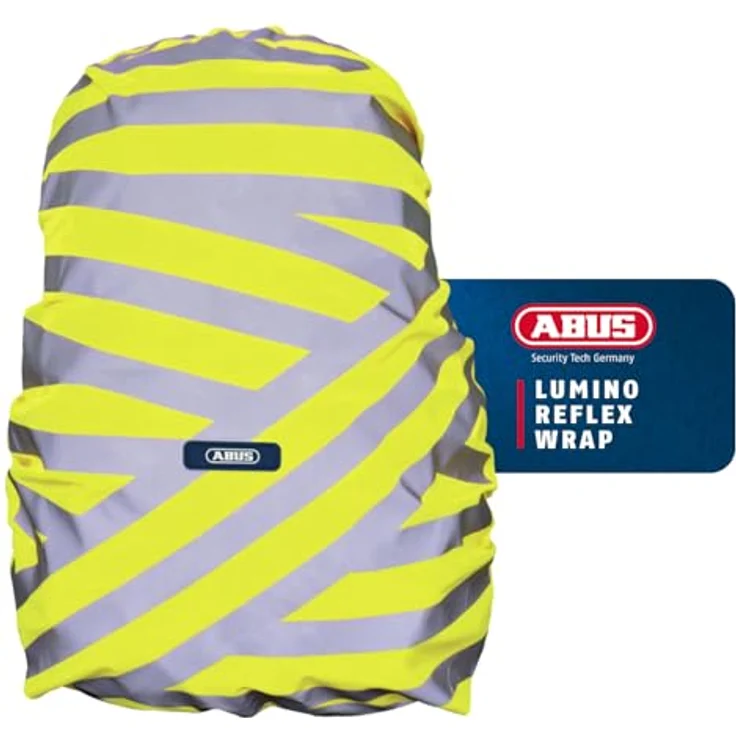 Abus Rucksackhülle Lumino X-Urban Cover yellow/silver. – Bild 2