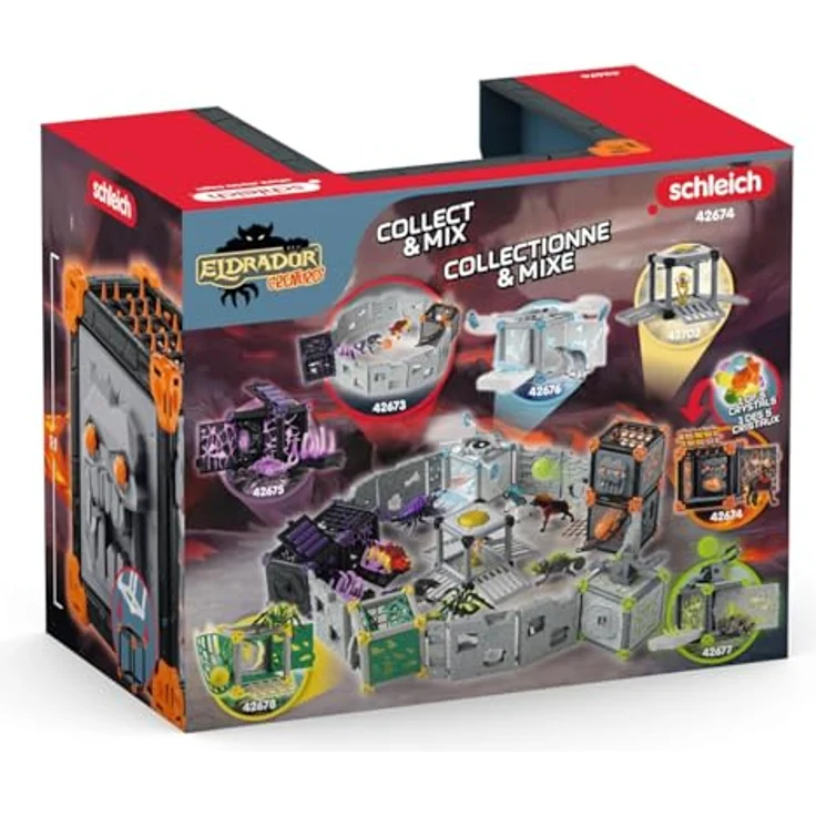 Schleich BattleCave Lavahyäne ELDRADOR, ca. 15 cm großes Actionspielset mit beweglichen Elementen und fesselnden Funktionen – Bild 9