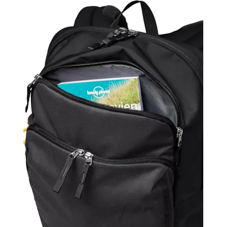 Jack Wolfskin Wanderrucksack HASENSPRUNG, 23L, wasserabweisendes WAX WEAVE 600D-Material, schwarz – Bild 10