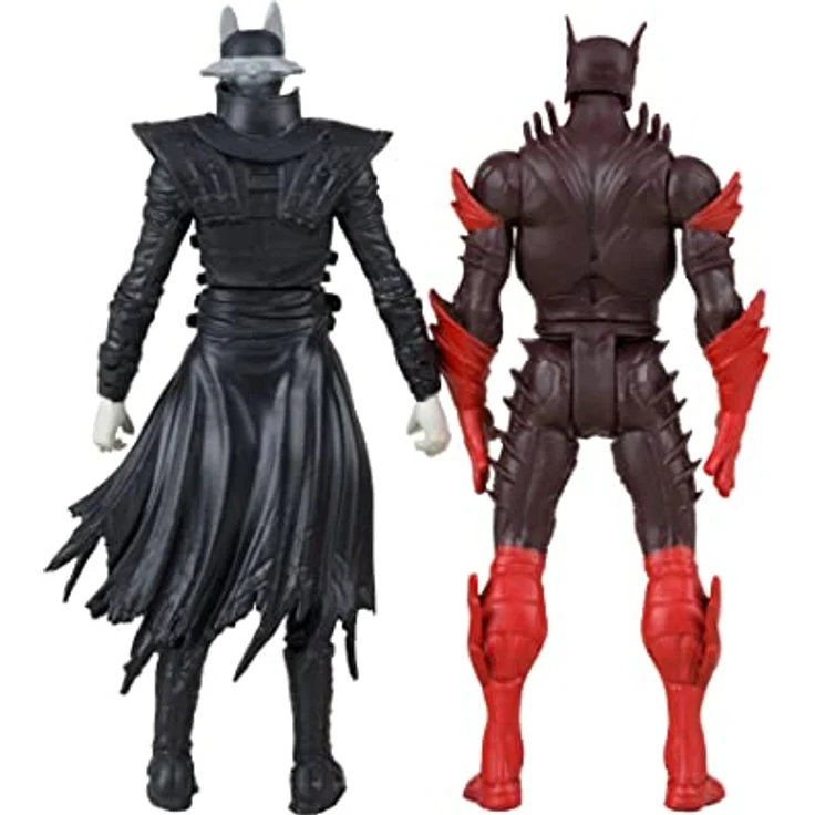 McFarlane Toys DC Direct Gaming Actionfiguren Batman Who Laughs & Red Death, 8 cm, inklusive exklusivem Comic – Bild 6