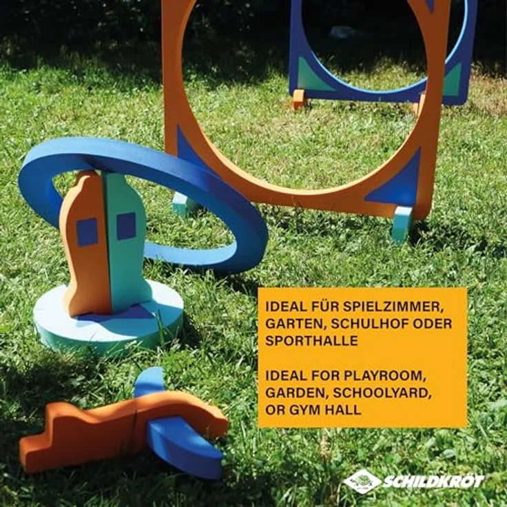 Schildkröt Active Games Set, Wurfspiele mit zwei EVA-Platten (48 x 48 x 2,5 cm) für Innen- und Außenbereich – Bild 6
