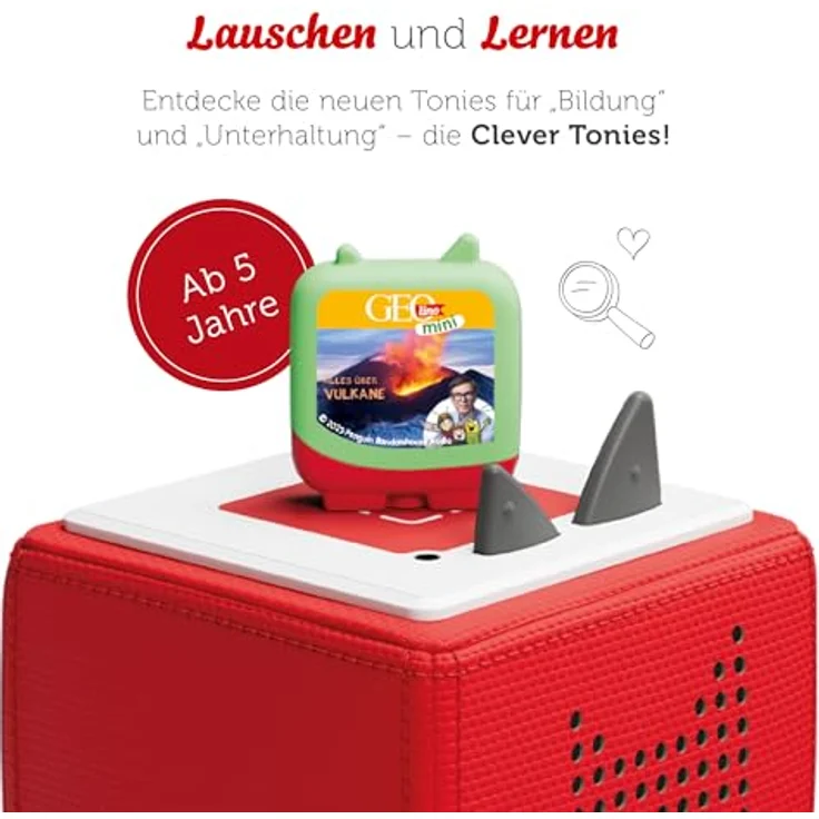 tonies Hörspielfigur Clever Tonie Geolino - Set - Natur, Meere, Sterne, Arktis & Antarktis, 4er Pack – Bild 2
