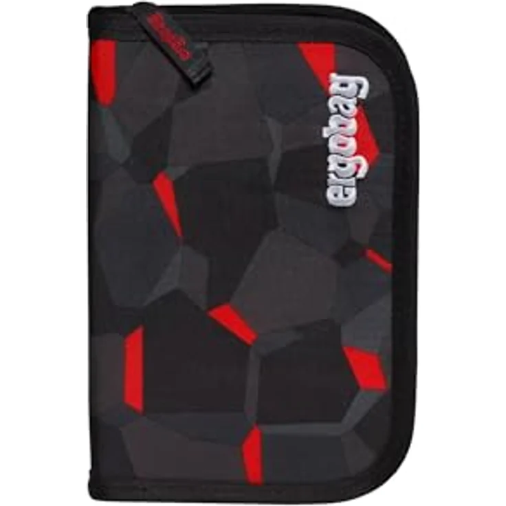 ergobag Federmäppchen Set 22-teilig, Lyra Buntstifte, Stundenplan-Fach, Kleingeld Fach, Lineal TaekBärdos - Grau – Bild 1