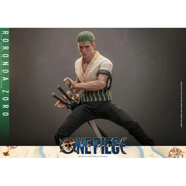Bandai Namco Games One Piece (Netflix) Actionfigur 1/6 Lorenor Zorro, 31 cm mit Zubehörteilen und Figurenständer – Bild 5
