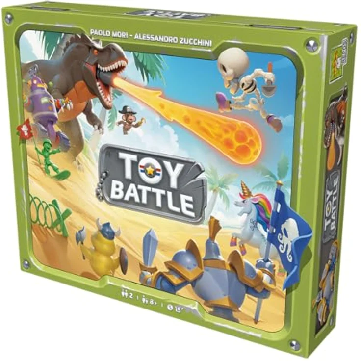 Repos Production Toy Battle, Familienspiel für 2 Spieler, ab 8 Jahren, 15 Minuten Spielzeit, 8 verschiedene Schlachtfelder, Deutsch – Bild 2