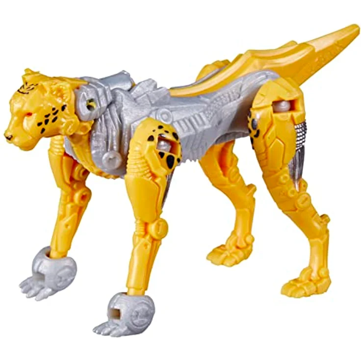 Transformers Transformers: Rise of the Beasts, Beast Battle Masters Cheetor Actionfigur, 7,6 cm, 2 Modi, gelb – Bild 1