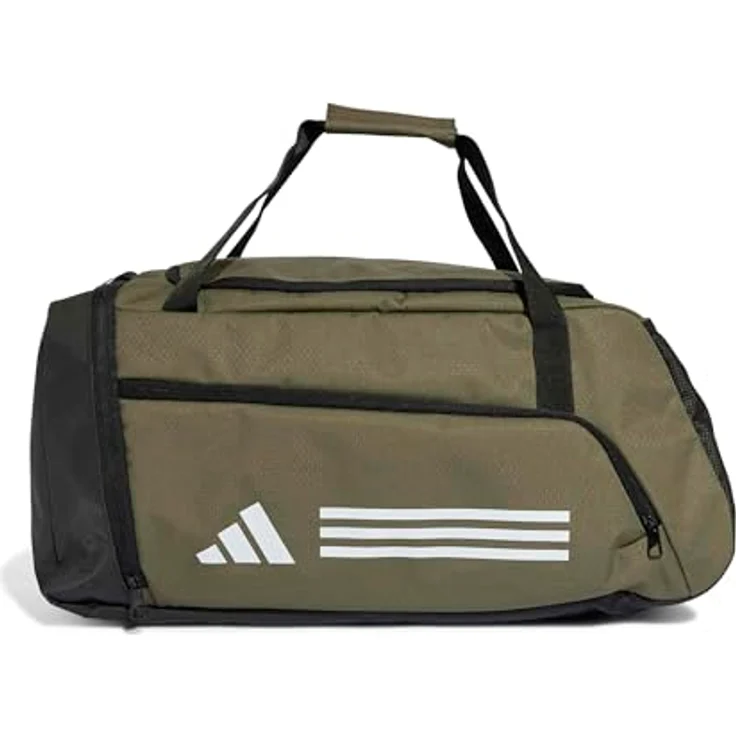 adidas Performance Sporttasche TR DUFFLE M, Kindersporttasche aus recycelten Materialien, schwarz – Bild 2