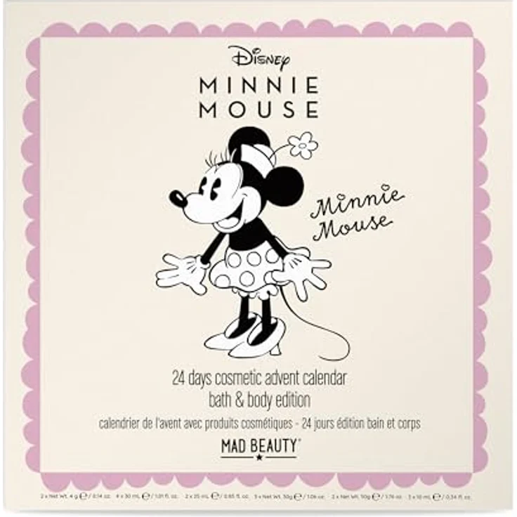 ACCENTRA Adventskalender Disney Minnie Mouse, im Minnie Mouse Look, Box mit 24 Beauty-Überraschungen – Bild 6