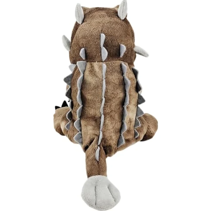 LOMTRATS Dinosaurier-Handpuppen Set, Triceratops und Tyrannosaurus Rex mit beweglichen Mündern, ca. 30 cm, für fantasievolles Spiel und Geschichtenerzählen – Bild 4