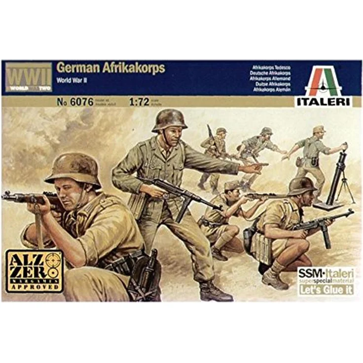 Italeri 510006076 - 1:72 WW2 Deutsche Afrika Truppengattung – Bild 5