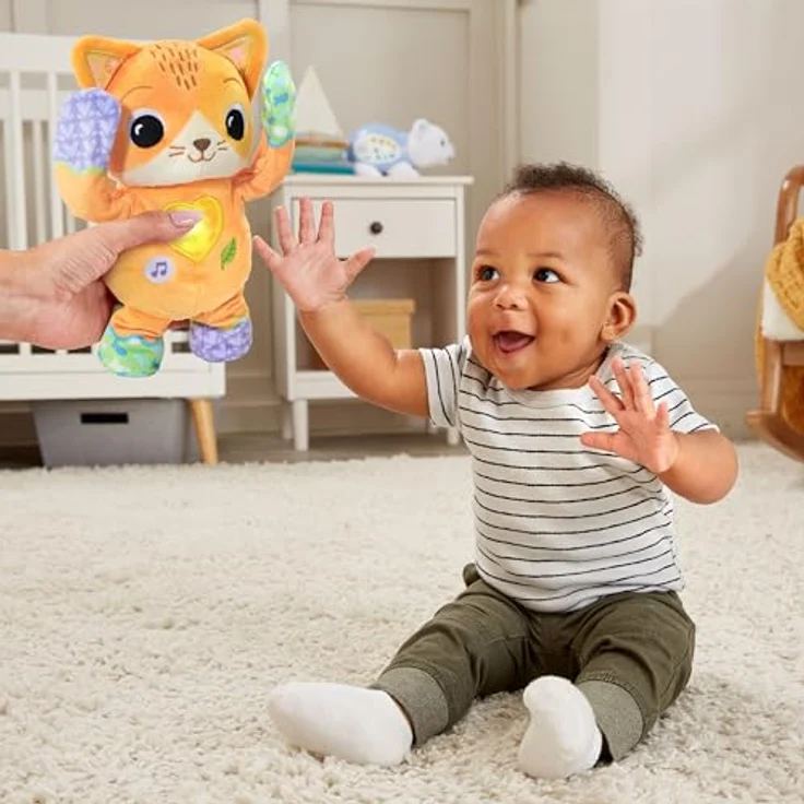 VTech Fripon Cache-Cache Chaton, interaktives Lernspielzeug zur frühkindlichen Entwicklung, bunt, für Kinder ab 0 Jahren – Bild 3