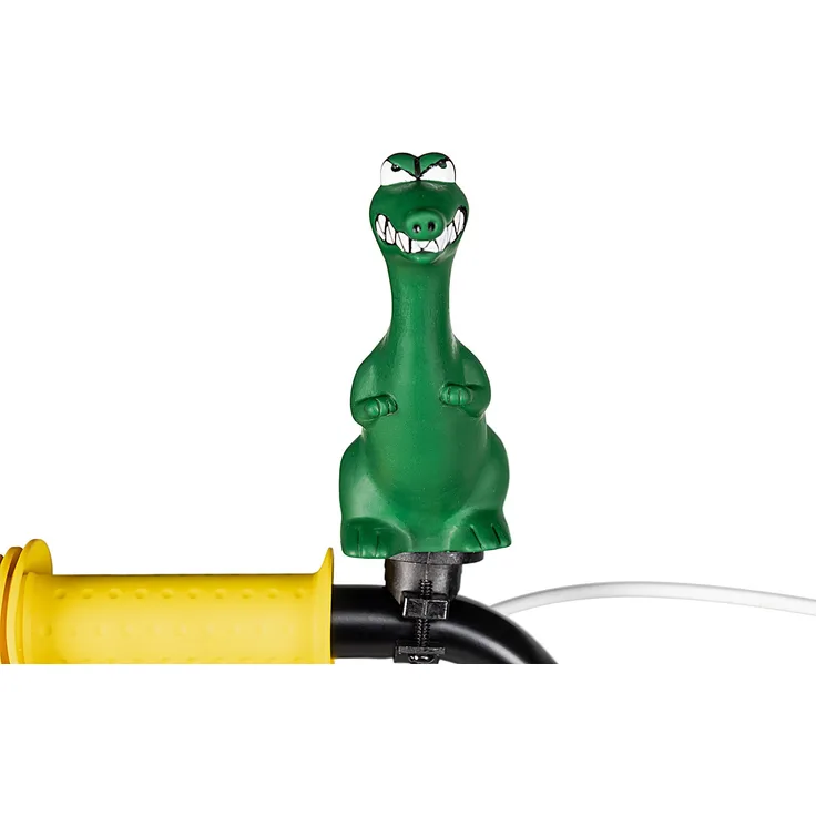 Chirp Fahrradklingel Kinderhupe, Dino - Universelle Lenkerklemmung, lustige Tier-Designs, kinderleicht zu bedienen, gummiartiger Klangkörper