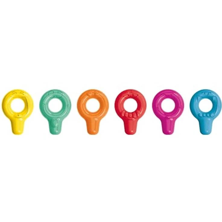 Maped - ergonomische Baby-Wachsmalringe COLOR'PEPS - 6 Stück - spielerisch & einfacher Griff: ideal für die Kleinsten – Bild 3