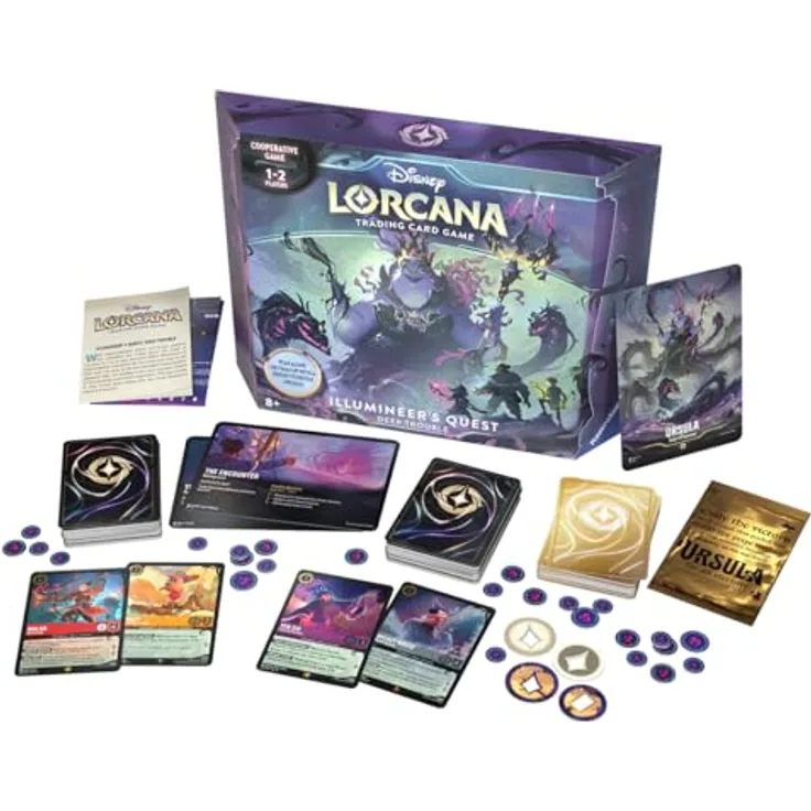 Ravensburger Disney Lorcana Trading Card Game: Set 4 - Spezial Geschenk-Set (Englisch) - Inklusive Booster Packs und exklusive Spielinhalte