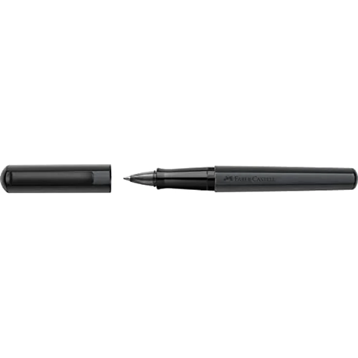 Faber-Castell Roller Hexo, Schreibstift mit Keramikspitze, schwarz matt – Bild 2