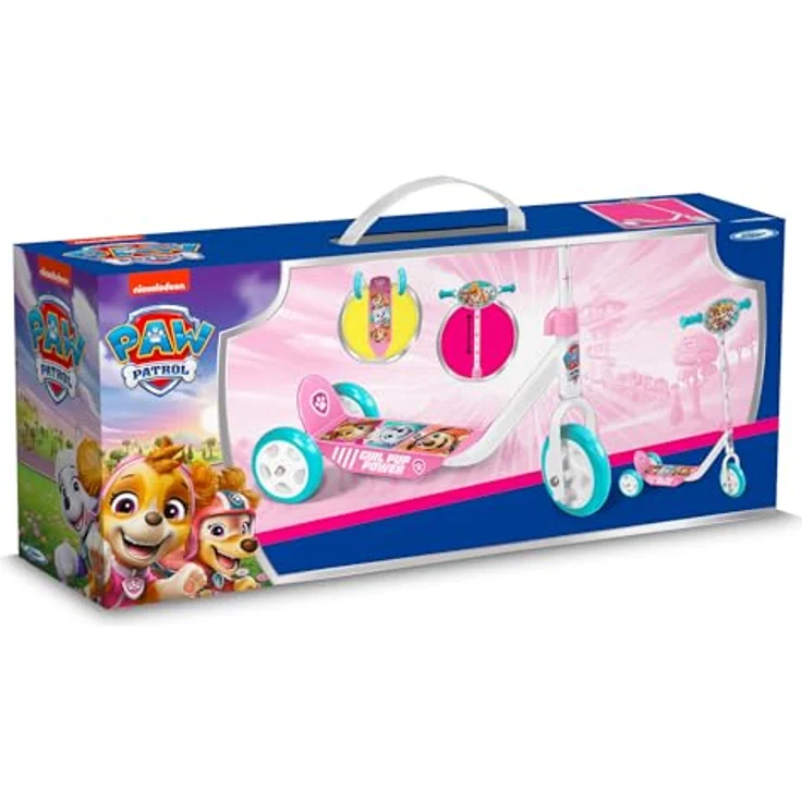 Stamp PAW PATROL, Scooter mit 3 Rädern, rosa – Bild 4