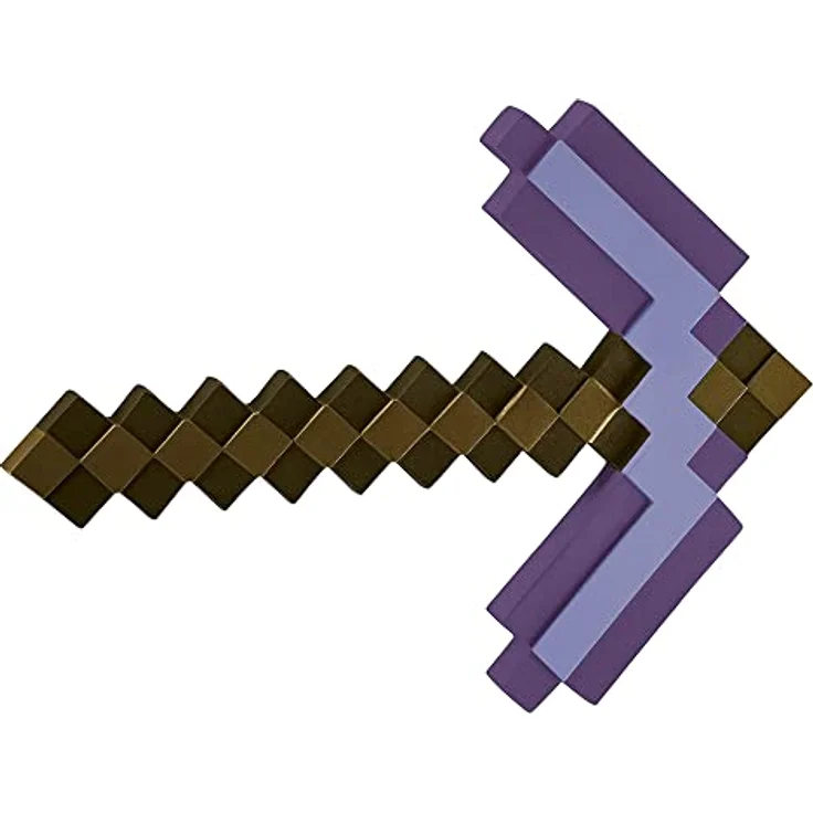 Minecraft Verzauberte Spitzhacke, Kostümzubehör mit 40 cm Länge und Minecraft-Pixeldetails, offiziell lizenziert von DISGUISE – Bild 1