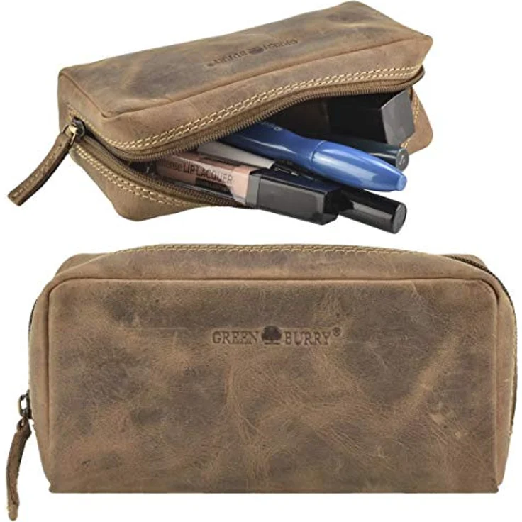 Greenburry Federmäppchen Vintage, Leder – Bild 2