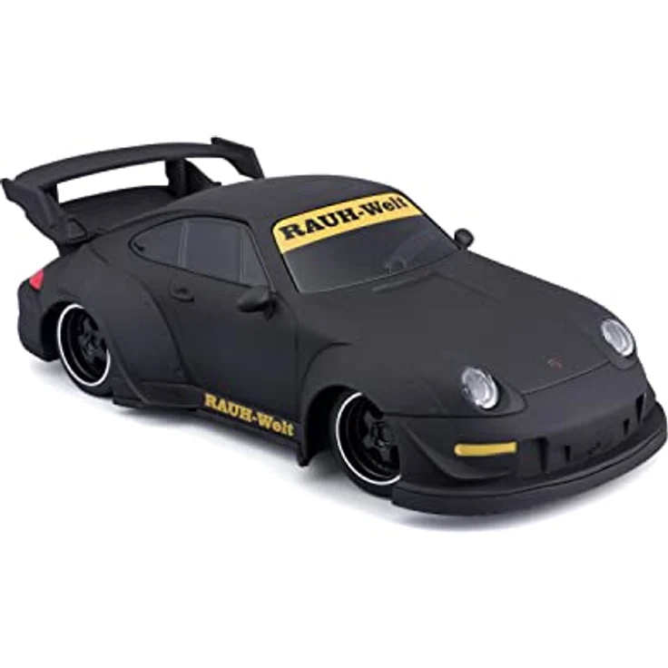 Maisto Tech R/C Porsche 993 RWB: Ferngesteuertes Auto im Maßstab 1:24, 2,4 GHz, mit Pistolengriff-Steuerung, ab 5 Jahren, matt schwarz (581533) – Bild 5