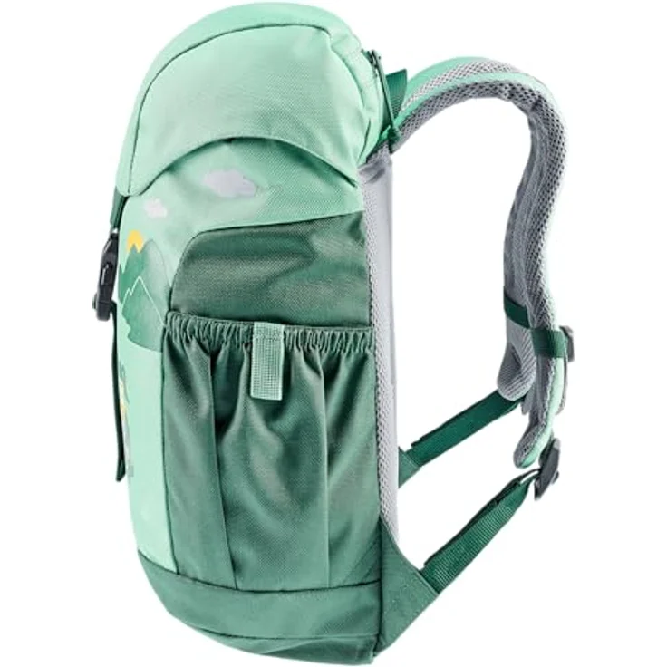 Deuter Schmusebär Kinderrucksack, 33 cm, grün, 100% Polyester, 21 cm x 15 cm – Bild 3